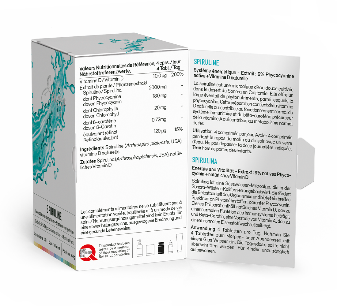 Spiruline & Vitamine D - Sekoya